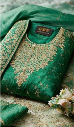 Emerald Green Royal Set